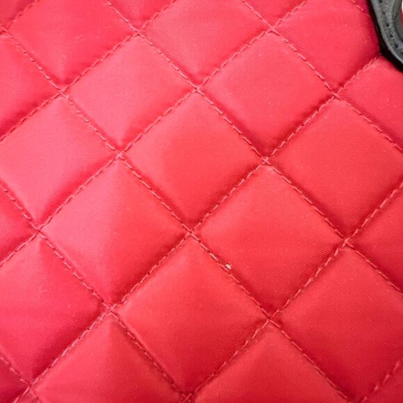 KNOMO MARINA TOTE BAG - RED AND BLACK EXPANDABLE LAPTOP 18" LARGE - Picture 9 of 14